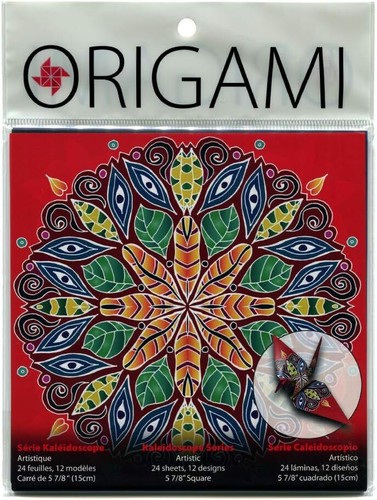 Origami Paper Kaleidoscope Artistic Pattern (4525)