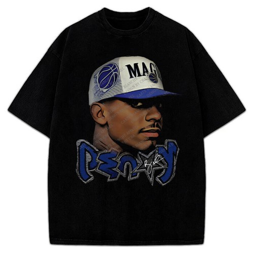 Penny Hardaway T-Shirt Young Magic Penny Custom Graphic Tee - Picture 6 of 6