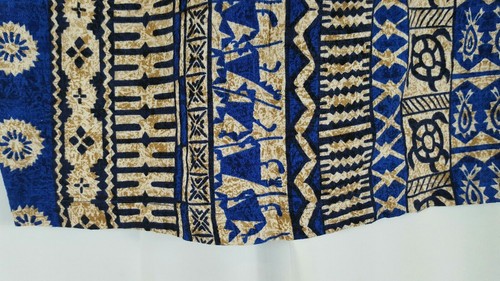 De Colección Honolulu Harbor Hombres Azul Hawaiano Top Tortuga Guerrero Mangas Cortas Pequeñas - Imagen 12 de 12