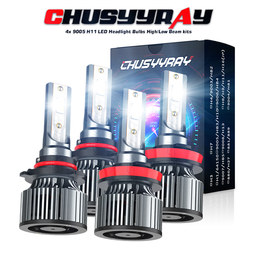 For Toyota Camry 2007-2017 -4x 6000K Combo LED Headlight HIGH Low Beam Bulbs Kit - Bild 1 von 12