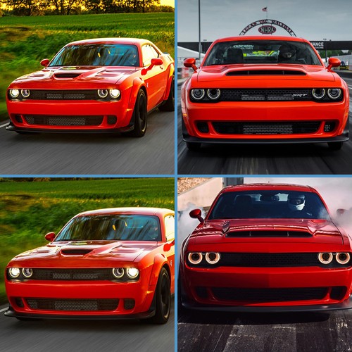 Pair LED Headlights For 2015-2024 Dodge Challenger SE R/T RGB Color Change Lamps - Bild 9 von 10