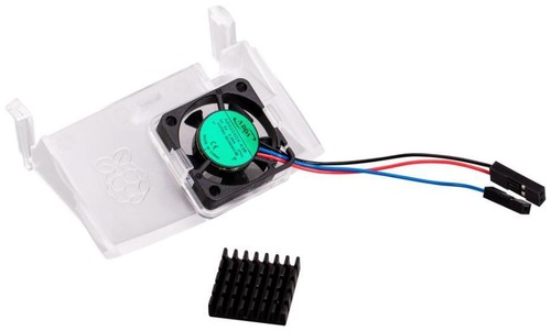 Ventilatore ufficiale Raspberry Pi 4 case - SC0448 - Foto 2 di 8