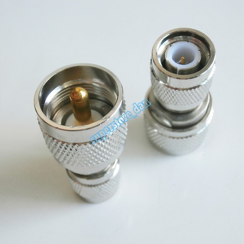 UHF male PL259 PL-259 to TNC plug Straight RF adapter connector router Radio - Picture 5 of 7