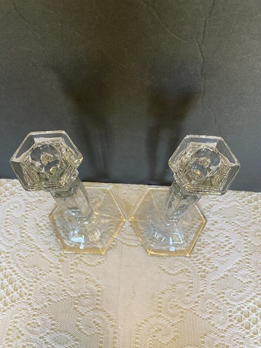 Mikasa Cambridge Tall Candlesticks Candle Holders 9 3/4” - Picture 4 of 10