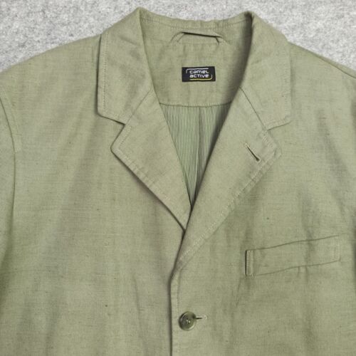 Camel Active Herren Blazer Jacke EU 48 UK 38R Leinen Baumwolle Grün Sakko Sport Mantel - Bild 5 von 15