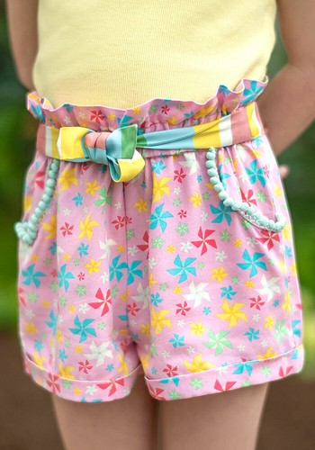 NWT Girls Matilda Jane lets go together Spin Spin Spin Shorts size 16 NEW - Picture 1 of 4