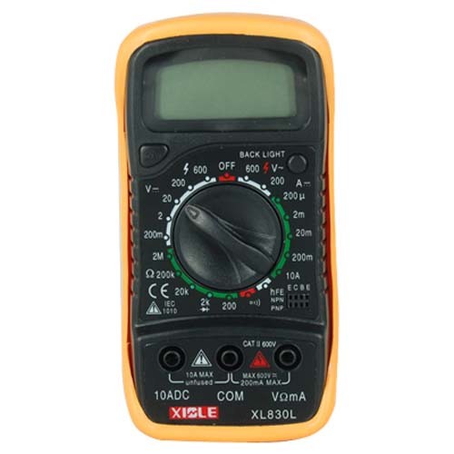 Digital Multimeter Voltmeter Ammeter AC DC Meter OHM 19 Range Connectivity - By - Picture 4 of 7