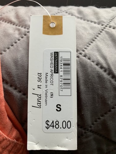 land n sea linen pants Size Small, Color Washed Apricot - Picture 7 of 8