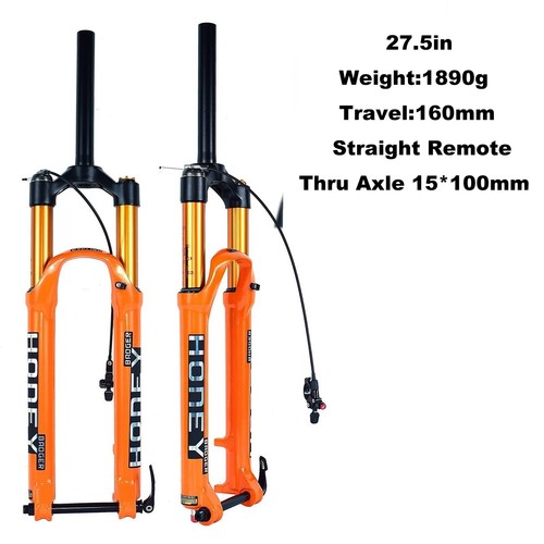 Mountain Bike Air Fork Shock Absorber Lock Control 140-160mm Travel 27.5/29inch - Picture 29 of 48