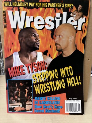MAY 1998 THE WRESTLER WRESTLING MAGAZINE STONE COLD MIKE TYSON BRET HART HHH