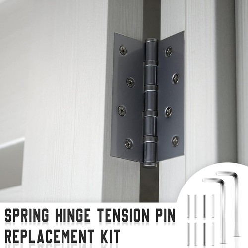 Door Closing Hinge Pin Spring Loaded Spring Hinge Tension Pin Replacement3342 - Picture 3 of 6