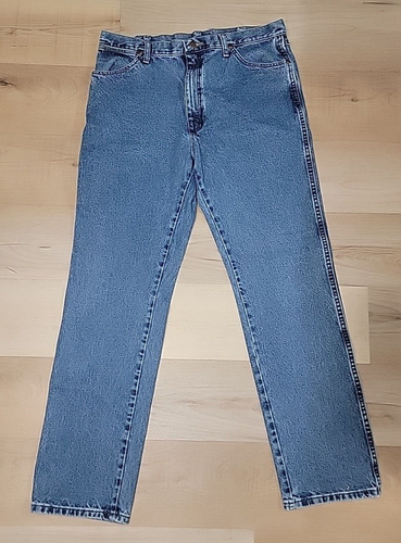 Vintage Wrangler Jeans Herren 36x32 Blau Cowboy Schnitt A103 Original Fit Straight Leg