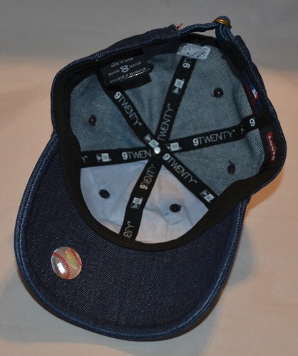 New Era 9Twenty LEVI'S Azul Marino Denim KANSAS CITY ROYALS Gorra Gorra Ajustable - Imagen 11 de 12