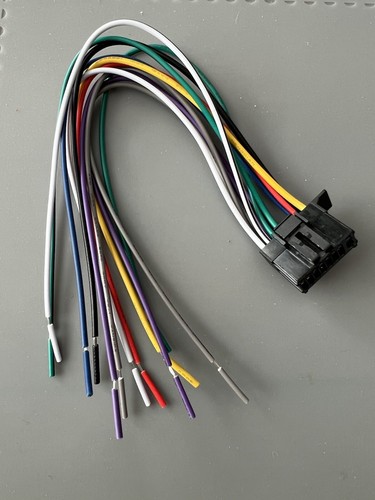 JVC in-dash radio KD-T711BT,KD-T720BT,KD-X250BT,KD-XD28BT,KD-XS26BT Wire Harness - Picture 4 of 6
