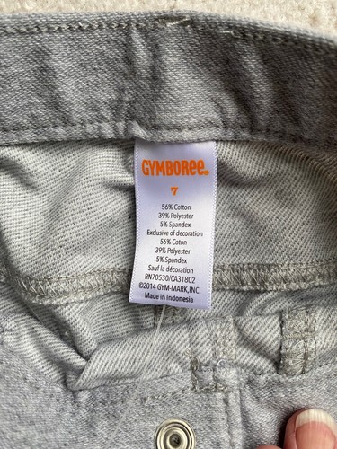 NWT Gymboree Color Happy Gray Grey Skinny Pants Girls 7 - Picture 3 of 4