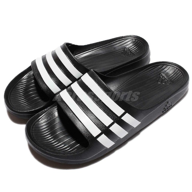 adidas duramo slide black flip flops