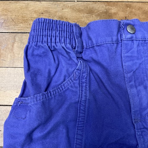 Vintage Wranglers Jean Shorts Boys Size 8 Purple Stretch USA Deep Pocket Comfort - Picture 5 of 14