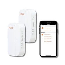 MOBI Smart Door and Window Sensor Alarm [2 Pack] - Sensor Control Devices, Op...