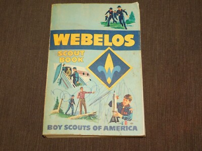 VINTAGE 1972 BSA BOY SCOUTS OF AMERICA WEBELOS SCOUT BOOK