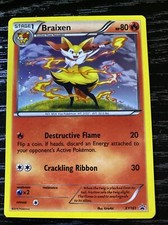 Braixen XY161 Holo Rare NM FREE SHIPPING