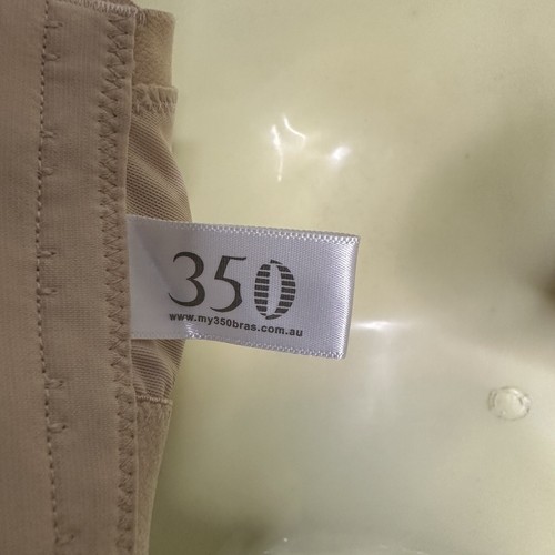 350 BRAS Women’s Bra Size 14C 36C Daisy Beige Lace Underwire New Skin Tone Nude - Picture 4 of 4