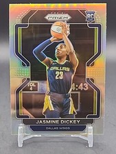 Jasmine Dickey - 2022 WNBA Prizm - Silver Prizm #41 - Rookie RC - Dallas Wings
