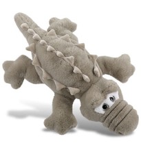 SUPER-SOFT PLUSH - GREY ALLIGATOR LARGE 17"