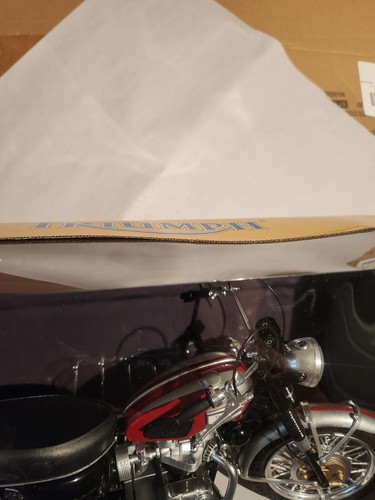 1/6 Newray Triumph Moto Diecast FonzJames Dean Brando Gran Ciclo de Escape - Imagen 6 de 21