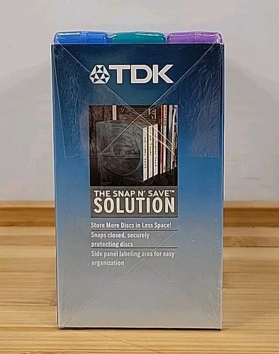 TDK DVD+R Recordable 1-16x 4.7GB 2-30 Packs Snap N' Save Case New Factory Sealed - Picture 5 of 19