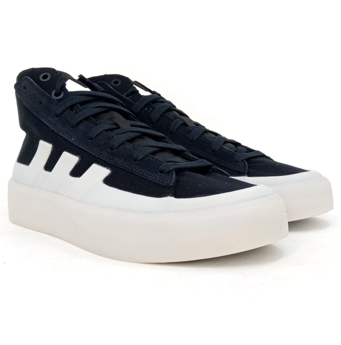 Adidas Znsored Men\'s Sneakers Size 10 Black‎ White Canvas High Top Comfort Shoes Amazon.com | adidas ZNSORED Hi Shoes Core Black/Core Black  main image 4
