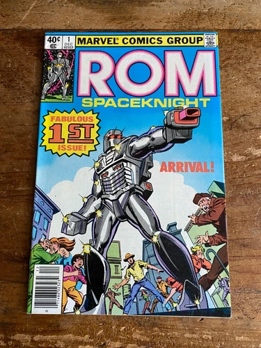 ROM SPACE KNIGHT #1 BUSCEMA ART - MARVEL COMICS 1979 1ST ISSUE ARRIVAL r