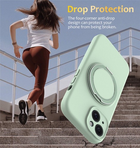 For iPhone 16 15 14 13 Pro Max Plus Case Ring Holder Magsafe Shockproof Cover - Picture 7 of 62
