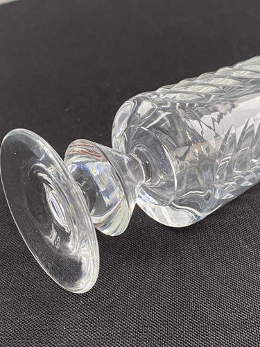 Vintage Sherry Liquor Cut Glass Crystal Pedestal Etched - Picture 8 of 10