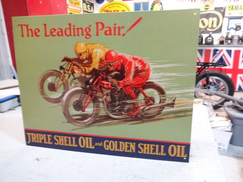 TRIPLE SHELL MOTORCYCLE OIL FITS BSA , TRIUMPH NORTON PARTS - Picture 3 of 3