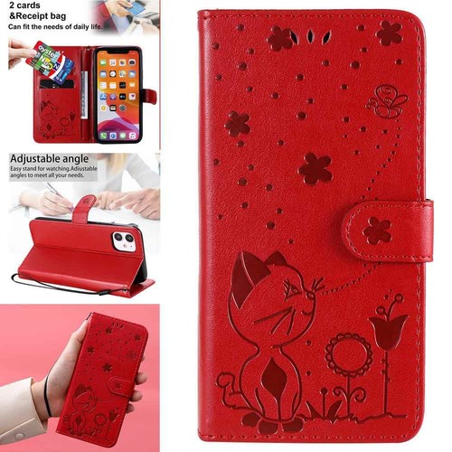 For iPhone 12 11 Pro Max XR SE 6s 7 8 Plus Wallet Card Holder Leather Case Cover - Picture 11 of 43