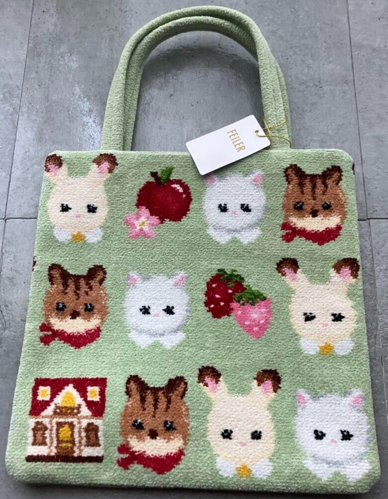 Sylvanian Families x Feiler Collaboration Tote Bag 25 x 25