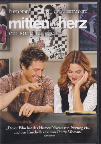 Mitten ins Herz | DVD | FSK 0 | Hugh Grant | Drew Barrymore | EIN SONG FÜR DICH - Bild 1 von 3