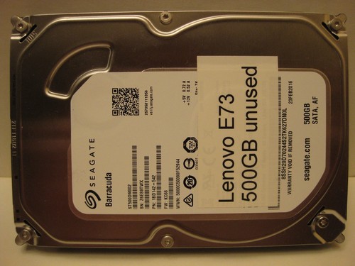 *NEW* Seagate Barracuda 500GB 7200 RPM 3.5 LENOVO E73 OEM 45K0629 - Picture 2 of 2