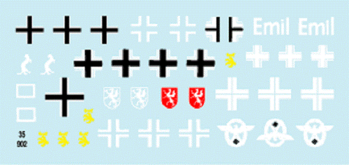 Star Decals 1/35 BA-10M in German Service decals 35902 x - Picture 2 of 2