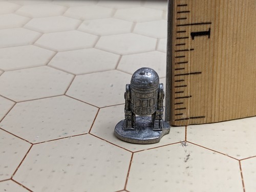 Star Wars Pewter Figures Monopoly Collector Ed Vader Luke Leia Fett R2 Han Chewy - Picture 11 of 18