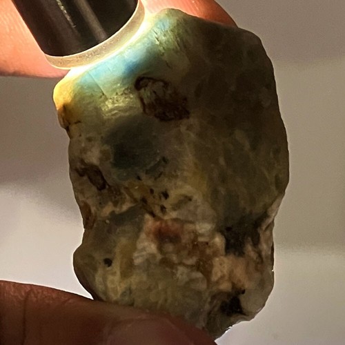 190.93 Ct - Natural 100% Very Good Rough Bi-Color Blue Green Sapphire Madagascar