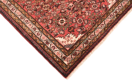 Hamedan 171x111 CM Tappeto Persiano Annodato a Mano Oriente Lana Tappeto Rosso - Picture 9 of 12