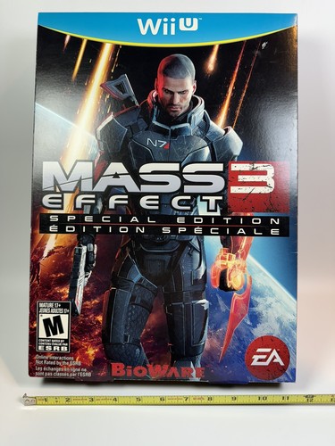 Mass Effect 3 Promotional Empty Box Display GameStop Advertisement Wii U RARE - Picture 2 of 9