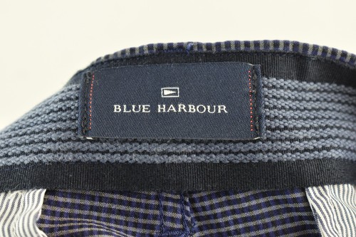 Blue Harbour M&S Mens Striped Chino Shorts W34 Button summer beach holiday - Picture 7 of 9