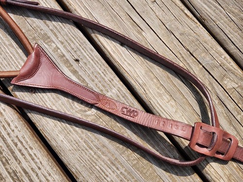 CWD Brown Leather Elastic Running Martingale - Size 3 (Full) - NWT! - Picture 7 of 12
