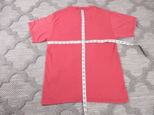 Vintage Volcom Shirt Mens Medium Red Center Chest Logo Print Short Sleeve - Picture 5 of 12