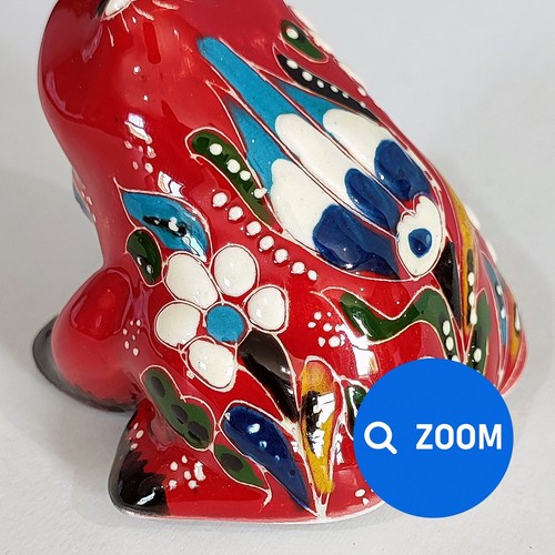 Ceramic handmade frog, Turkish decor — handmade pottery, home decor, gift - Picture 8 of 11