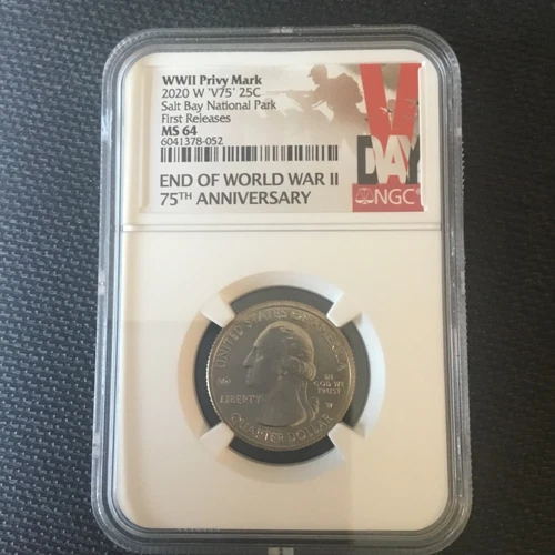 2020 w ngc ms 64 first release 75 anniversy of world war II