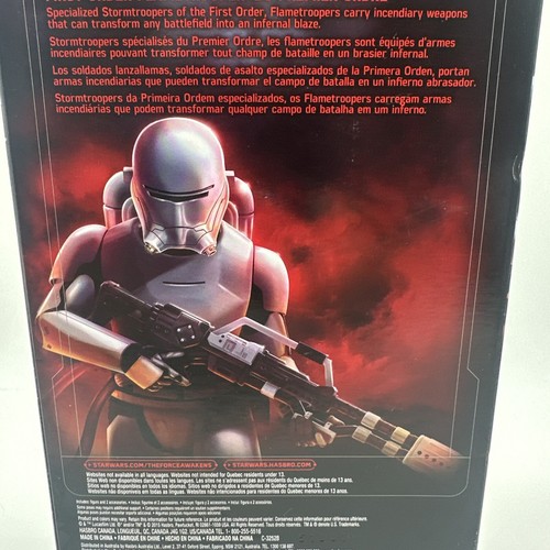 Star Wars The Force Awakens Flametrooper Action Figure 2015 New Disney Hasbro - Picture 15 of 21