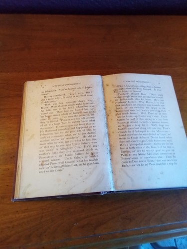 Vintage 1928 Captain Courageous-School Edition Hardcover Book by Rudyard Kipling - Picture 2 of 24